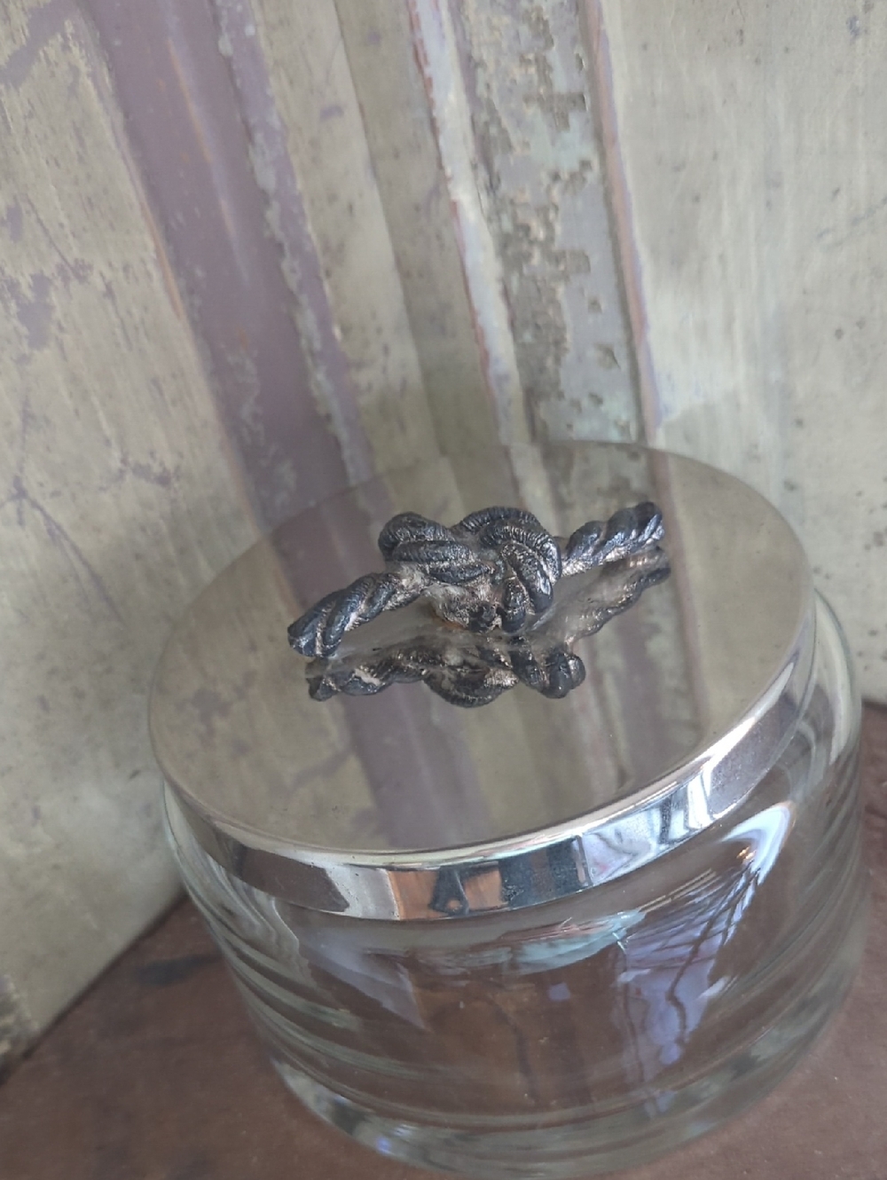 Vintage Freddotherm By Turnwald Glass Ice Bucket With Metal Lid by Hans Turnwald - Picture 2 of 6
